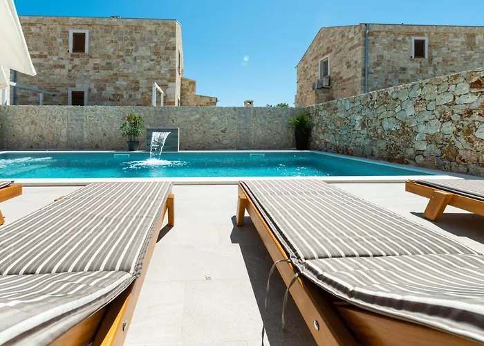 Romantic With Pool, And Whirpool, Sauna, Near Sandy - By Traveler Tourist Agency Krk Id 2379 Bedroom 3 Villa