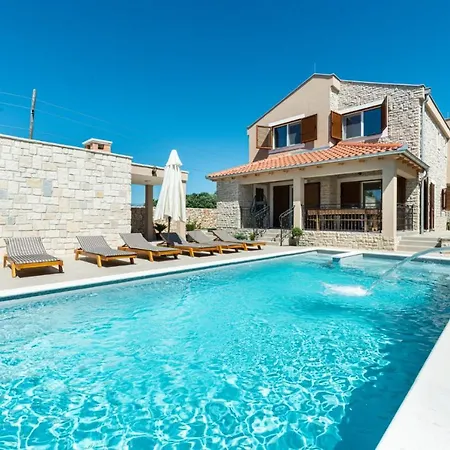 Romantic With Pool, And Whirpool, Sauna, Near Sandy - By Traveler Tourist Agency Krk Id 2379 Bedroom 3 * Privlaka (Zadar)