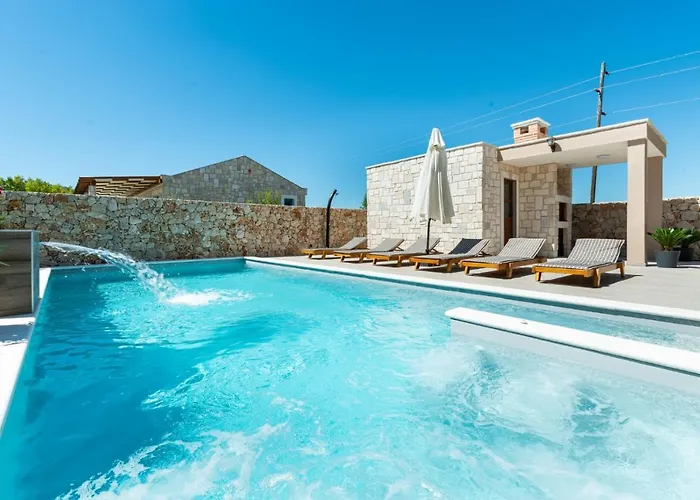 Villa Romantic With Pool, And Whirpool, Sauna, Near Sandy - By Traveler Tourist Agency Krk Id 2379 Bedroom 3 *