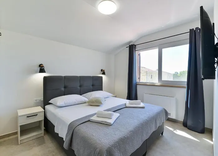 Romantic With Pool, And Whirpool, Sauna, Near Sandy - By Traveler Tourist Agency Krk Id 2379 Bedroom 3 Villa *