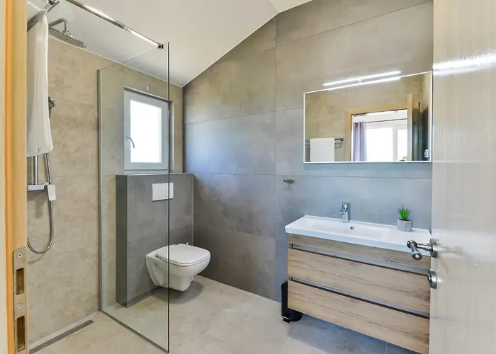 Romantic With Pool, And Whirpool, Sauna, Near Sandy - By Traveler Tourist Agency Krk Id 2379 Bedroom 3 * Privlaka