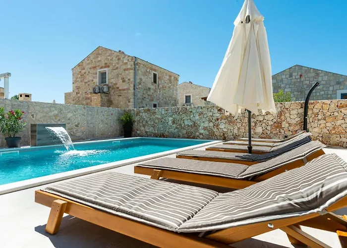 Villa Romantic With Pool, And Whirpool, Sauna, Near Sandy - By Traveler Tourist Agency Krk Id 2379 Bedroom 3