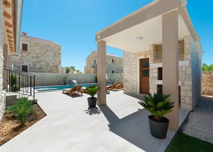 Romantic With Pool, And Whirpool, Sauna, Near Sandy - By Traveler Tourist Agency Krk Id 2379 Bedroom 3 Villa