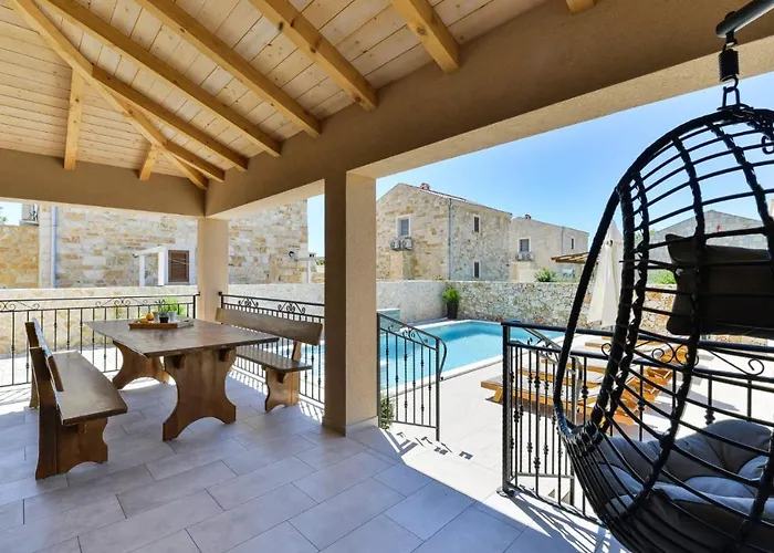 Romantic With Pool, And Whirpool, Sauna, Near Sandy - By Traveler Tourist Agency Krk Id 2379 Bedroom 3